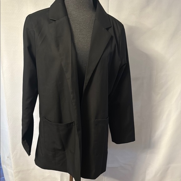Classic Black Women's Jacket. Size L. - Picture 1 of 7